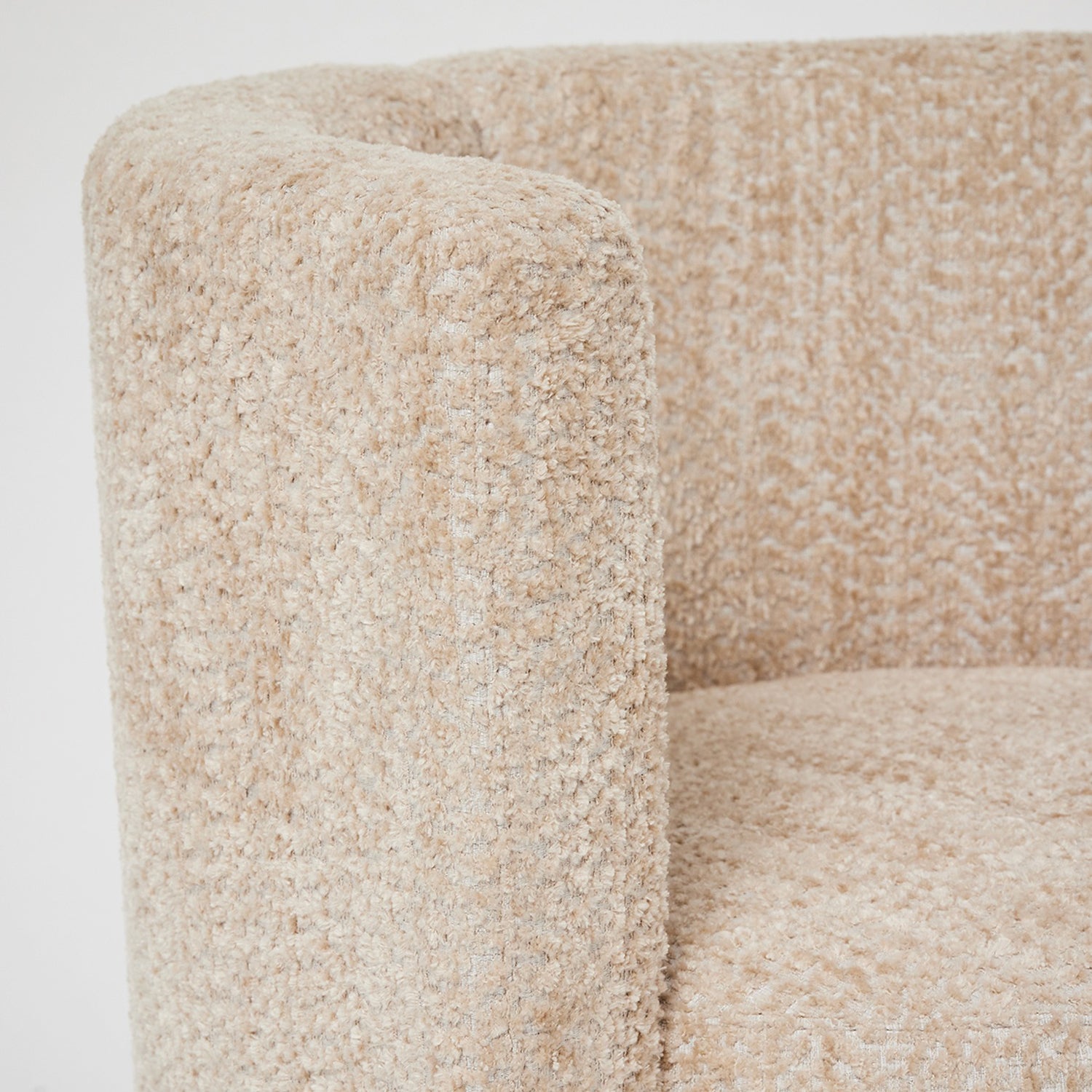 Interlude Home Willa Cove Swivel Lounge Chair styled in a living space