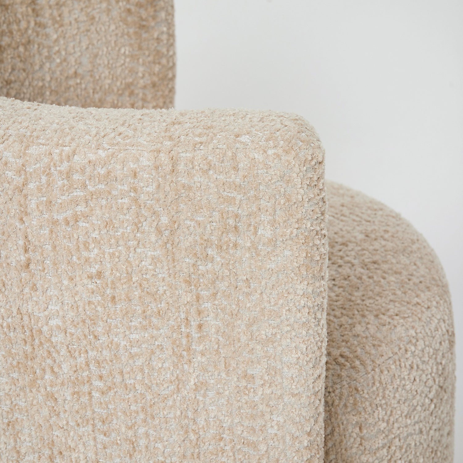 Interlude Home Willa Cove Swivel Lounge Chair, side profile view