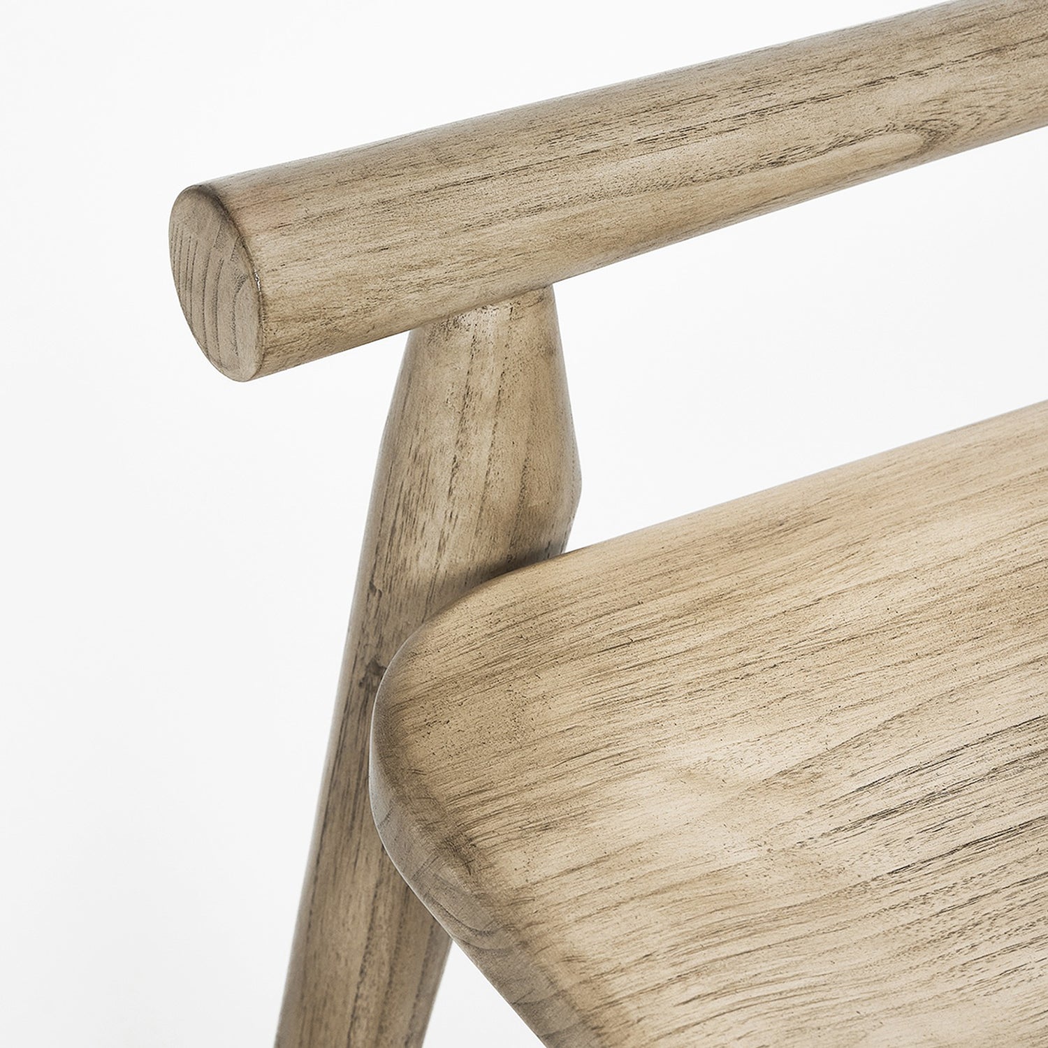 Interlude Home Madeira Washed Taupe Bench