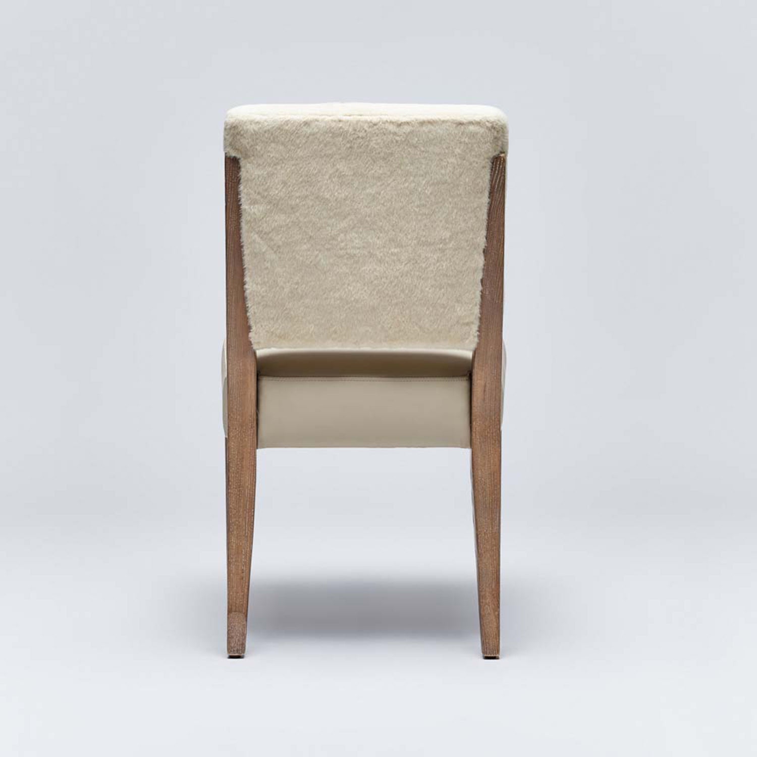 Interlude Home Marion Cream Latte Dining Chair shown to scale in a space