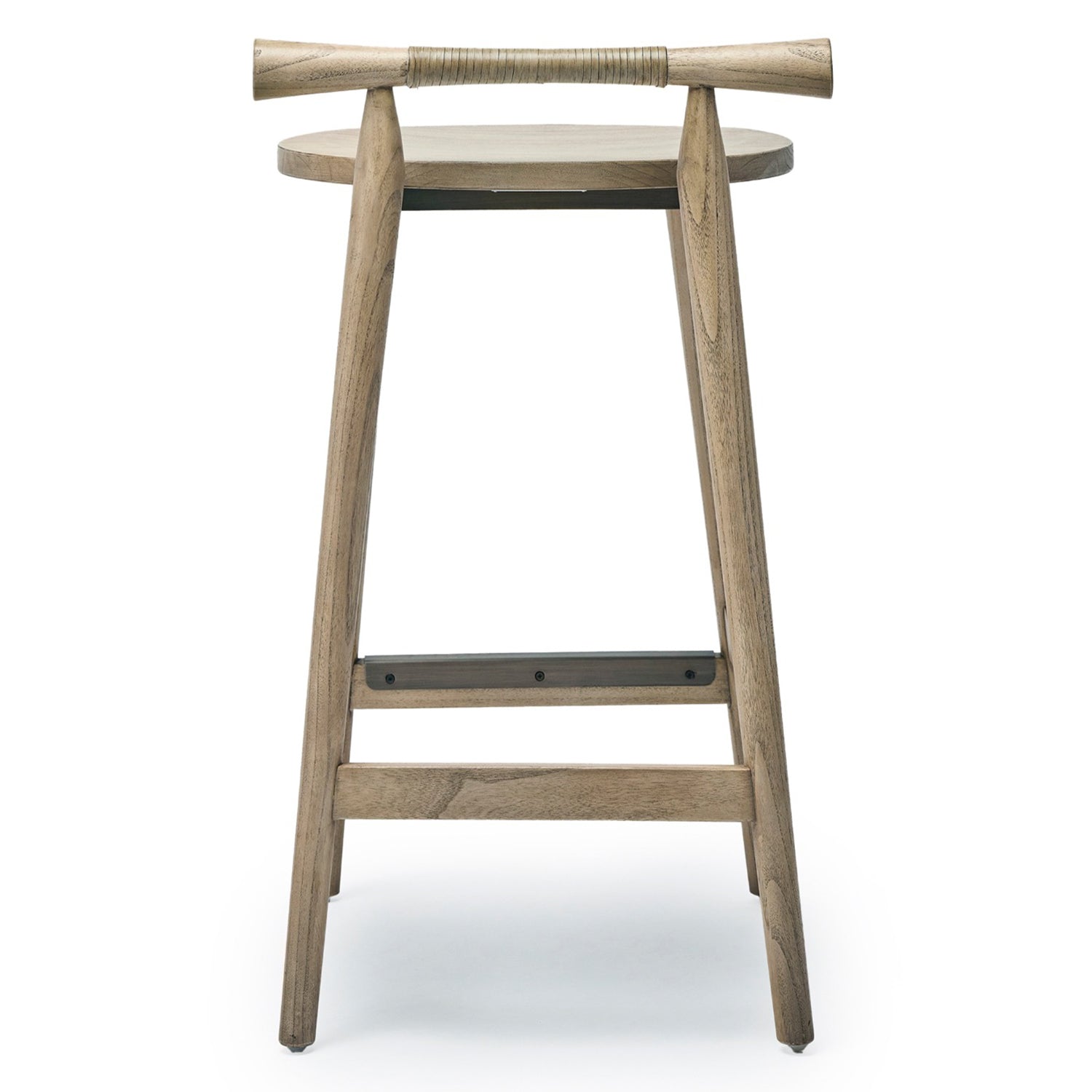 Interlude Home Madeira Counter Stool styled at a kitchen island