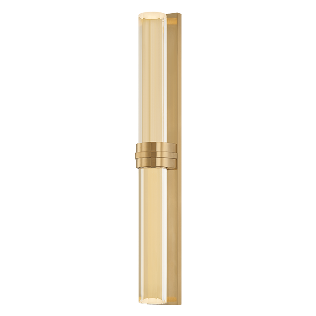 Corbett Lighting Parga Wall Sconce in Vintage Brass, primary product view