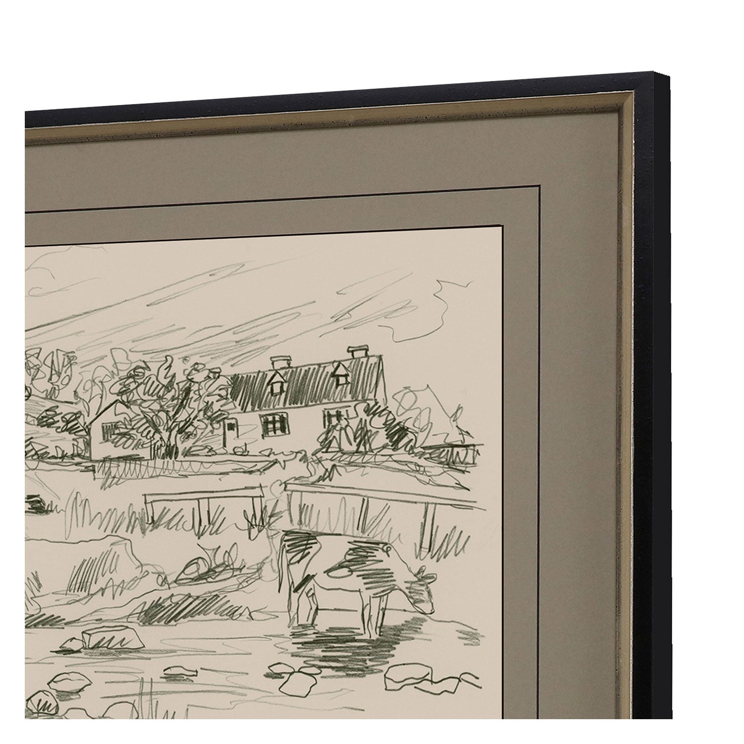 Vess Sepia Scenes I Framed Art Set of 2