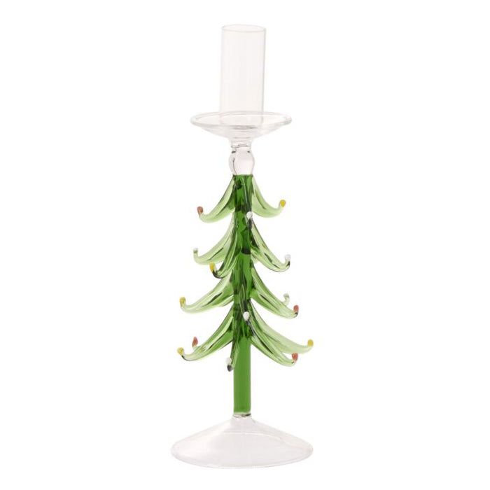 Fir Tree Candleholder Set of 2