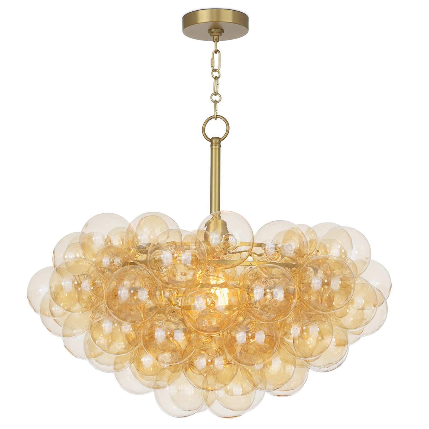 Regina Andrew Bubbles Amber Chandelier