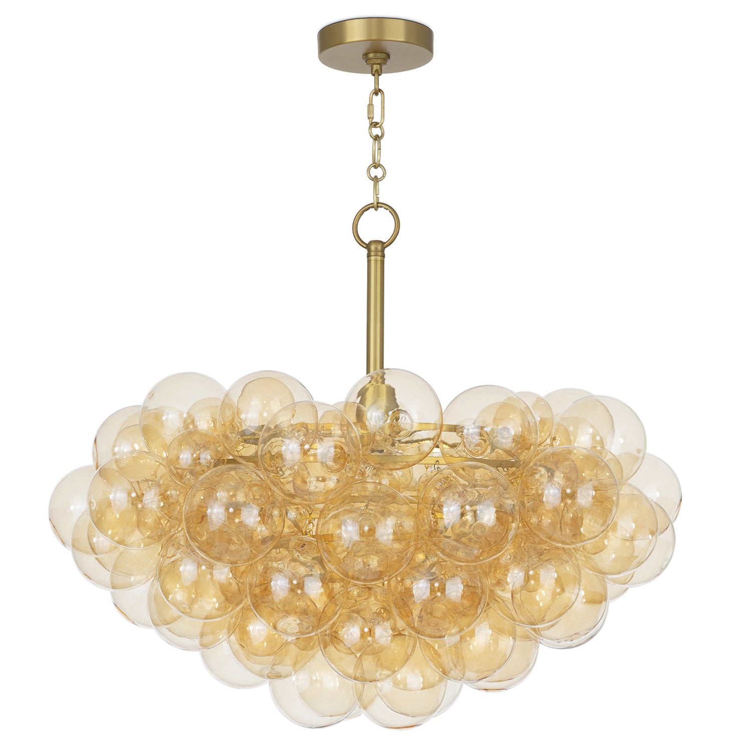 Regina Andrew Bubbles Amber Chandelier
