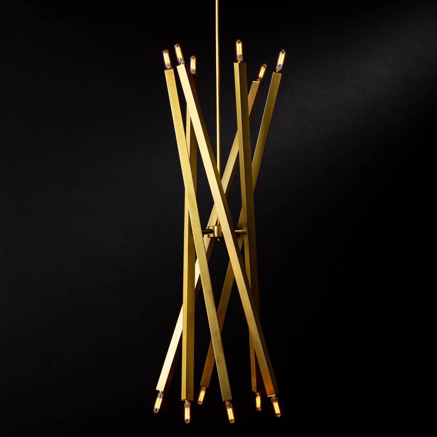 Regina Andrew Viper Natural Brass Chandelier