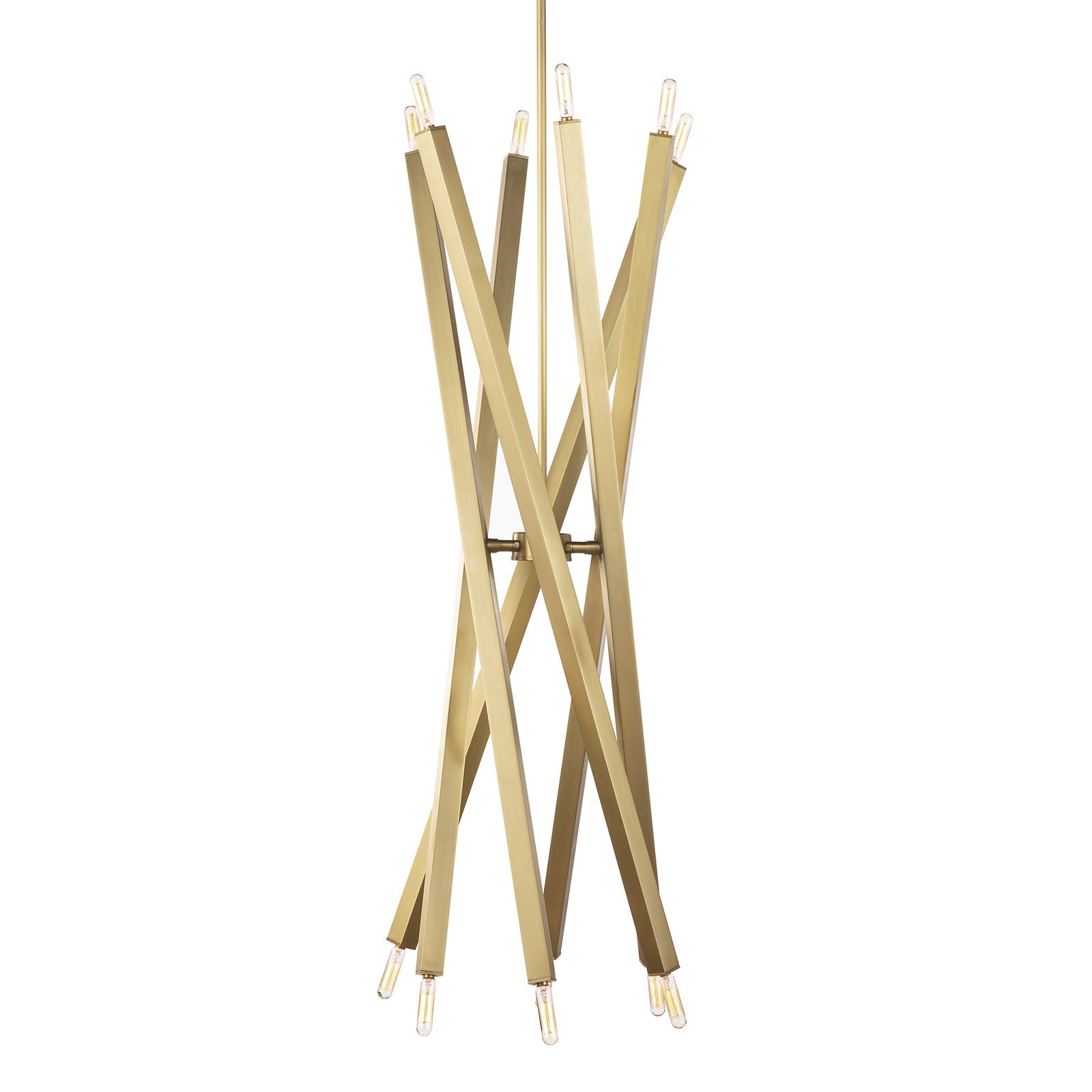 Regina Andrew Viper Natural Brass Chandelier