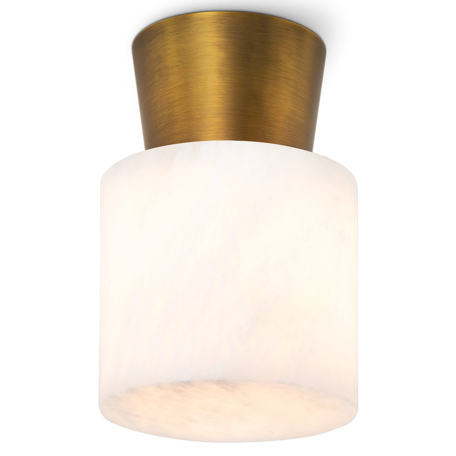 Regina Andrew Hazel Alabaster Flush Mount