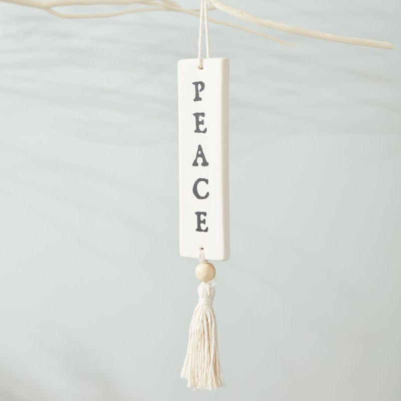 Holiday Greetings Ornament Set of 4