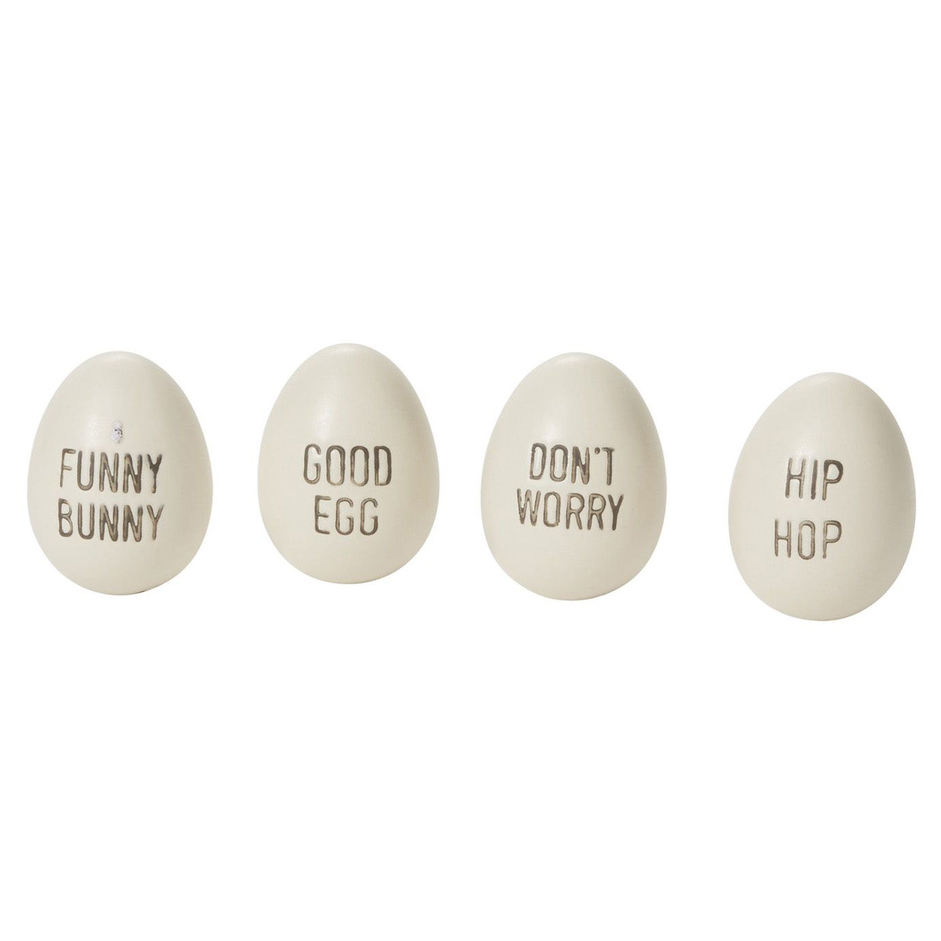 Spritz Text Easter Egg Set of 4