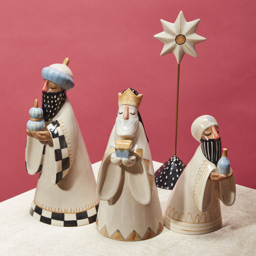 Three Kings Figurines Set