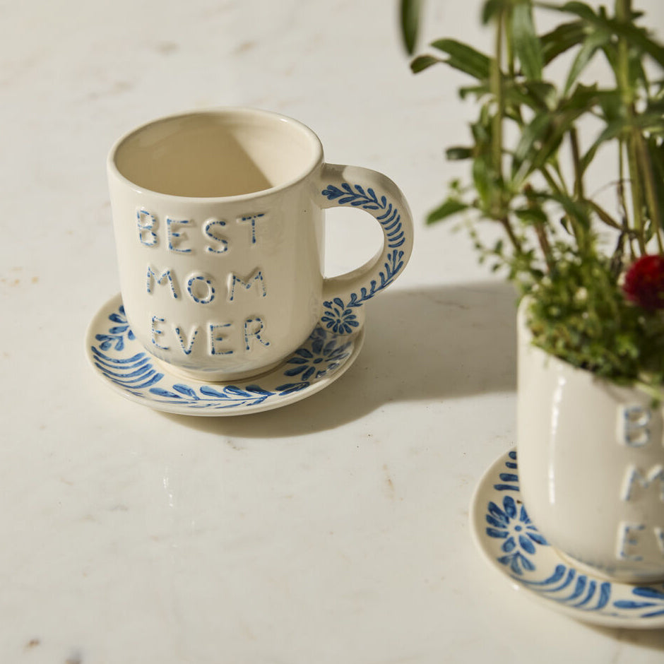 Best in Blue Mug & Saucer