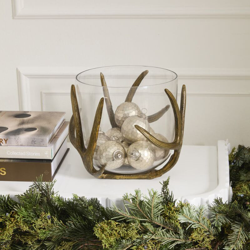 Wrapped Antler Vase