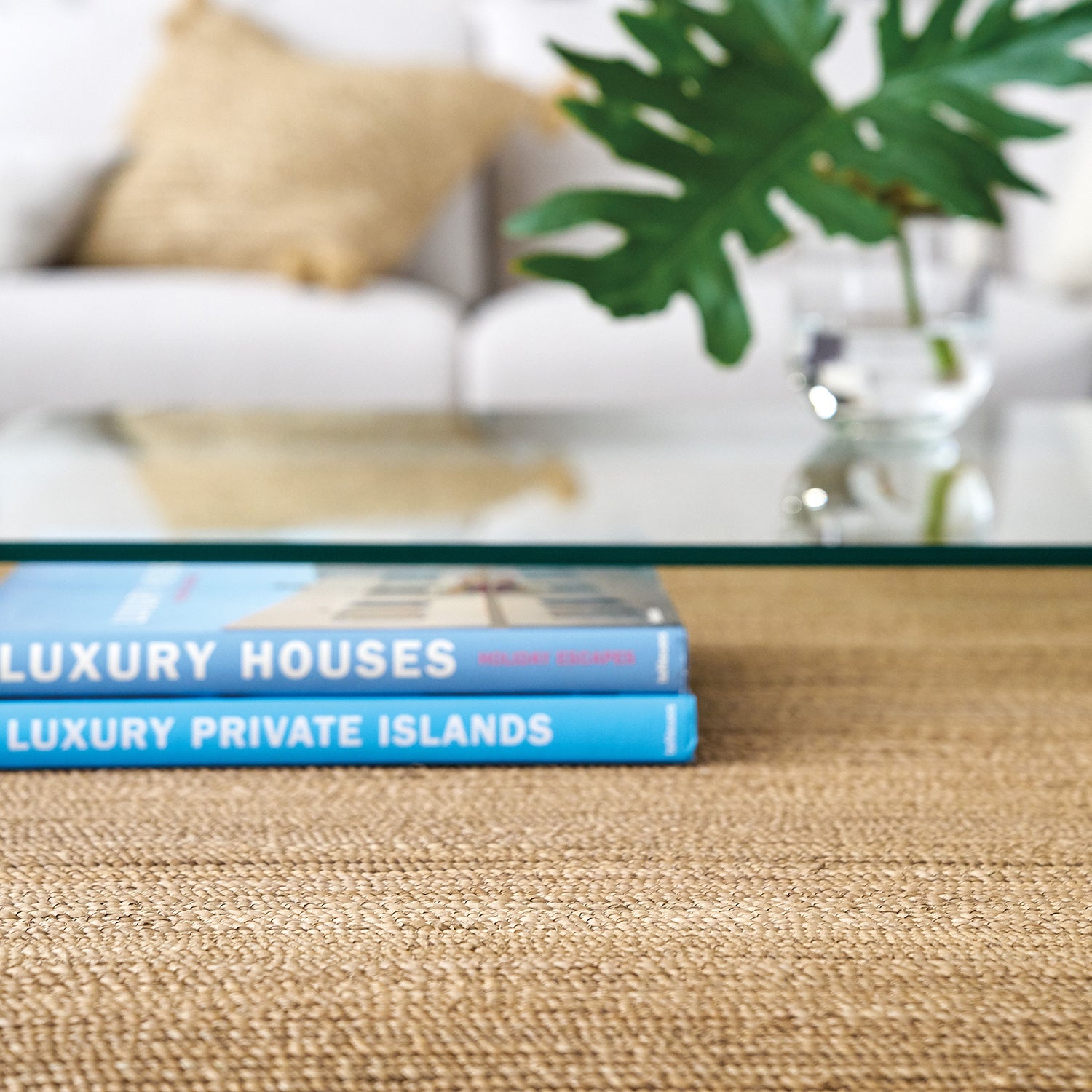 Hooker Furniture Amani Rope and Glass Cocktail Table