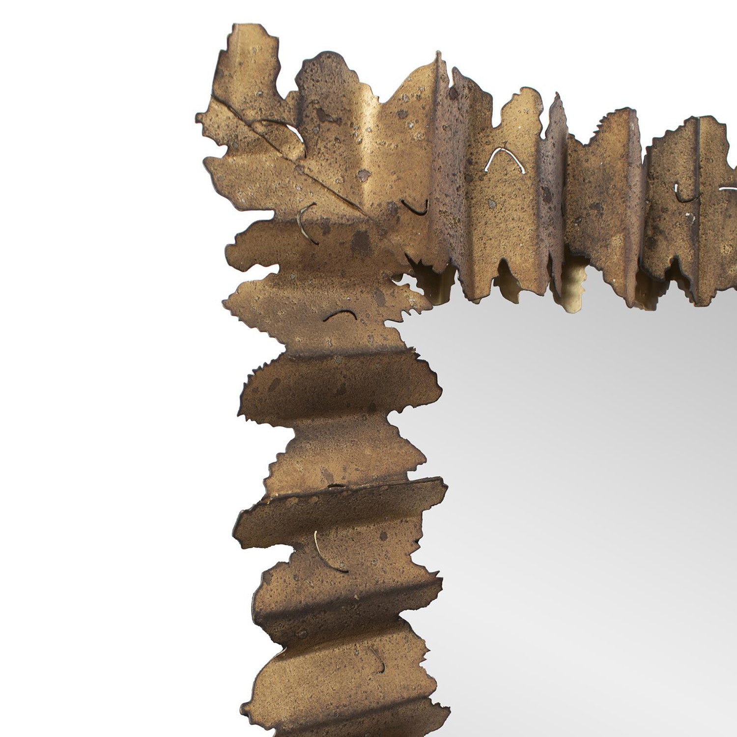 Alberto Gio Salvaged Bronzed Wall Mirror