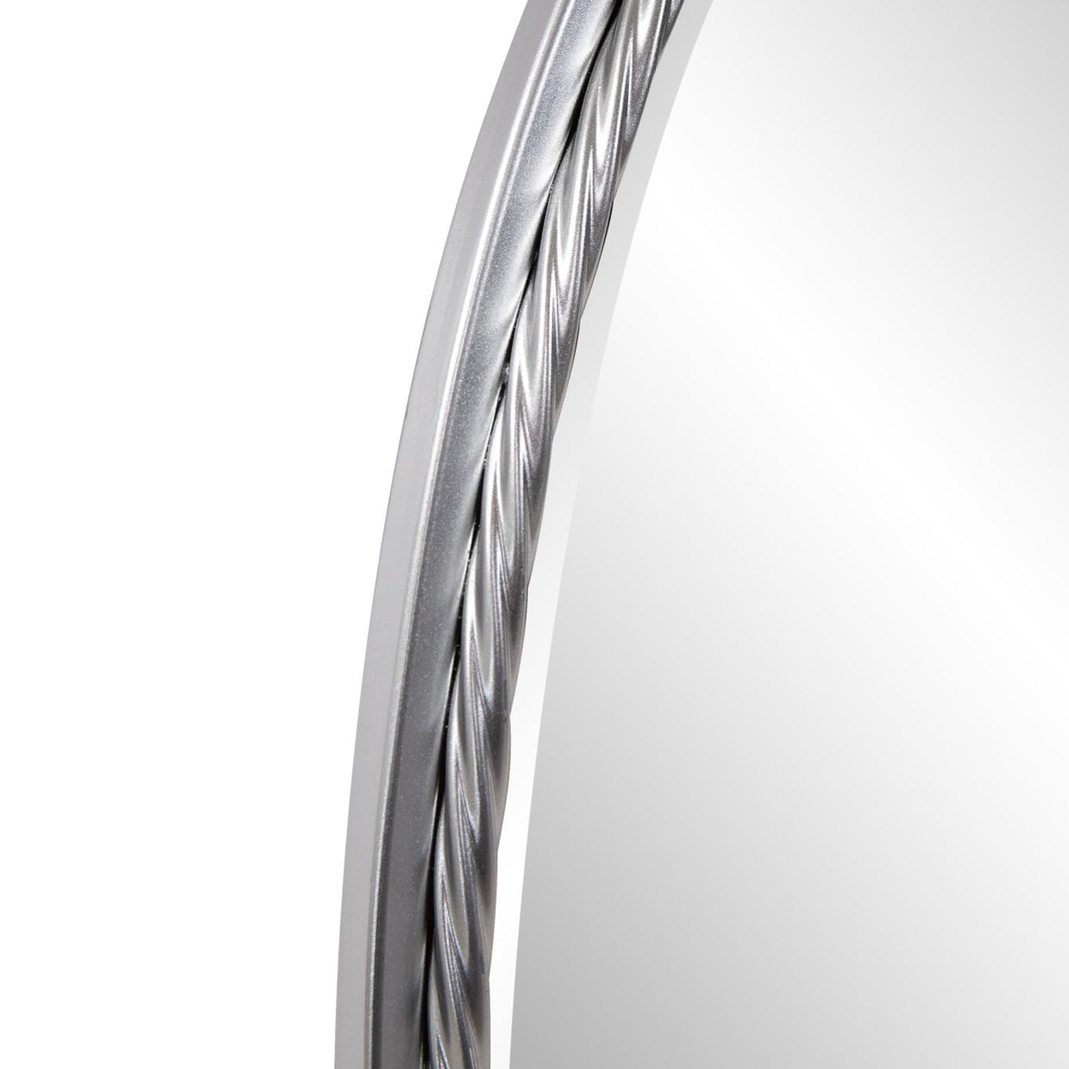 Laid Rope Oval Wall Mirror