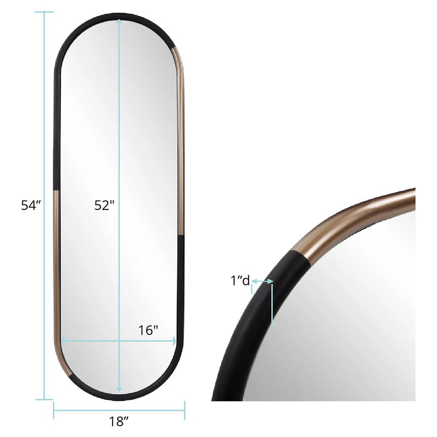 Fitzgerald Capsule Wall Mirror