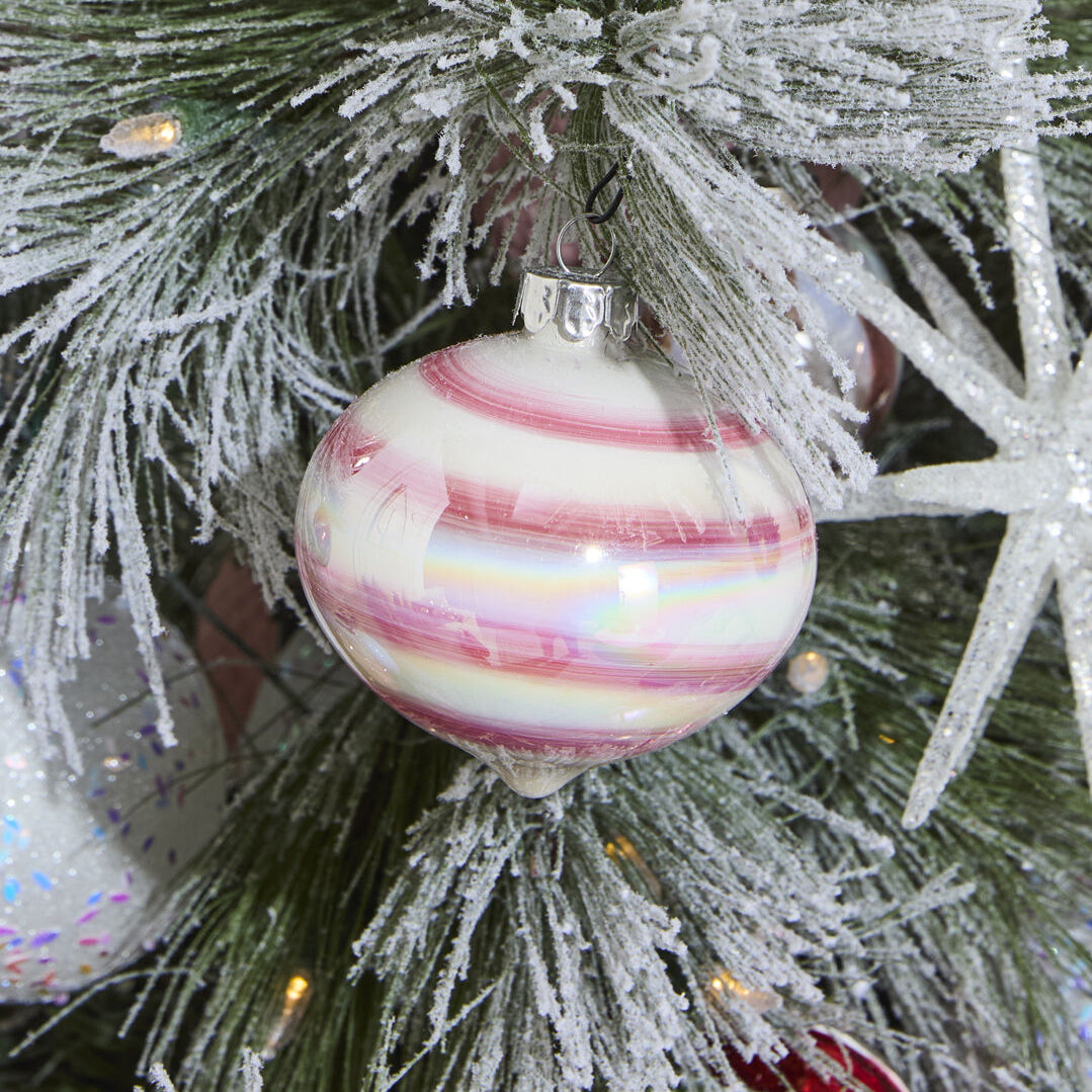 Candy Swirl Ornament Set of 6