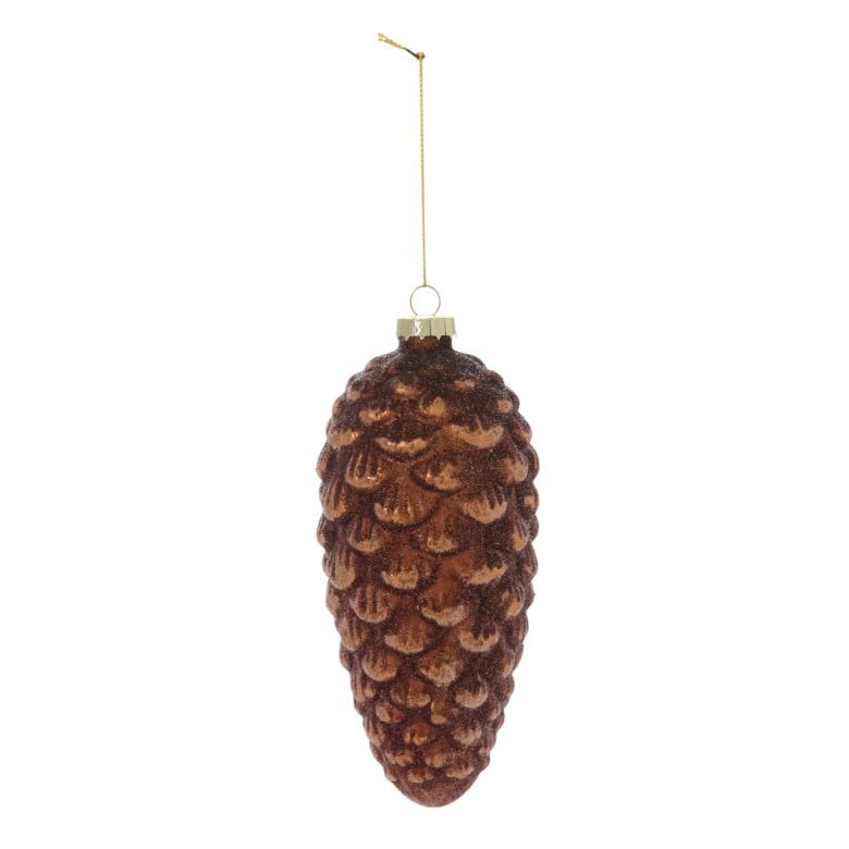 Frosted Pinecone Ornament Set of 6