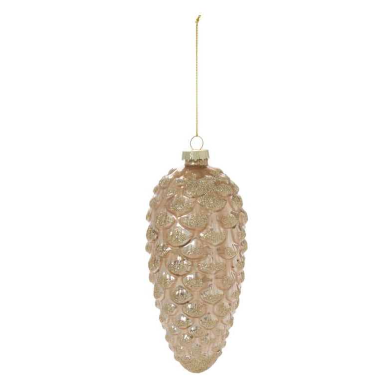 Frosted Pinecone Ornament Set of 6