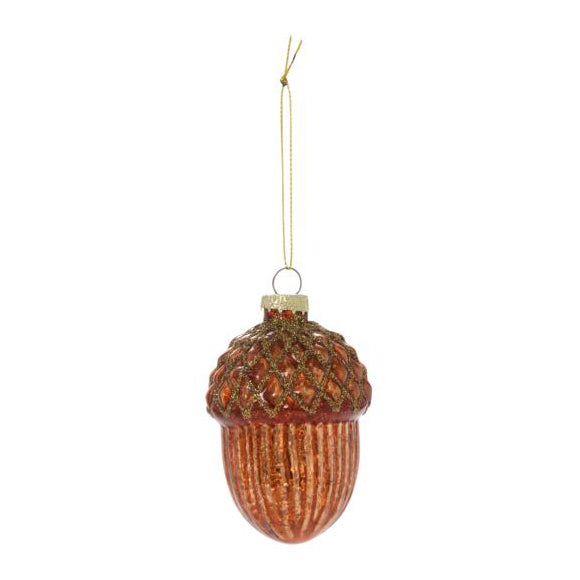 Gilded Acorn Ornament Set of 6