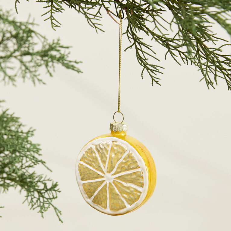 Juicy Lemon Ornament Set of 6