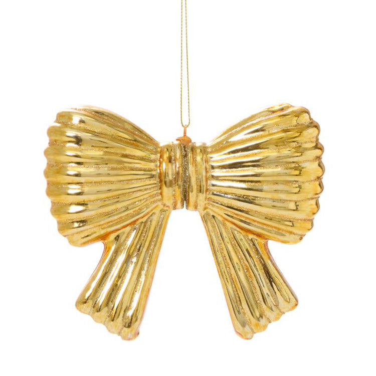 Bow Metallic Ornament Set of 6