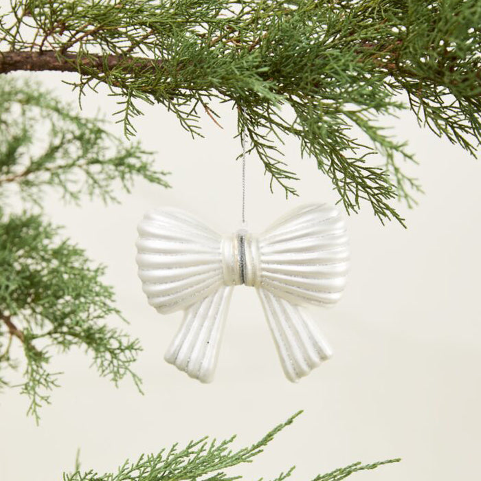 Bow Metallic Ornament Set of 6