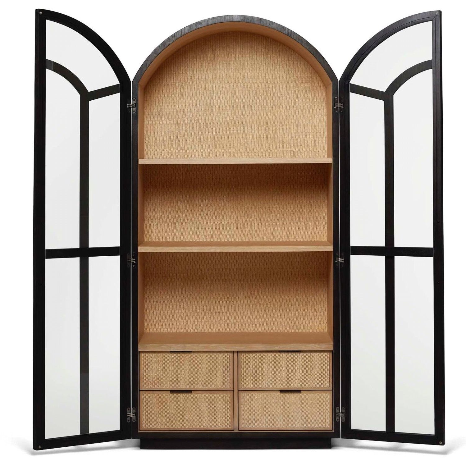 Interlude Home Claudine Glass Door Cabinet