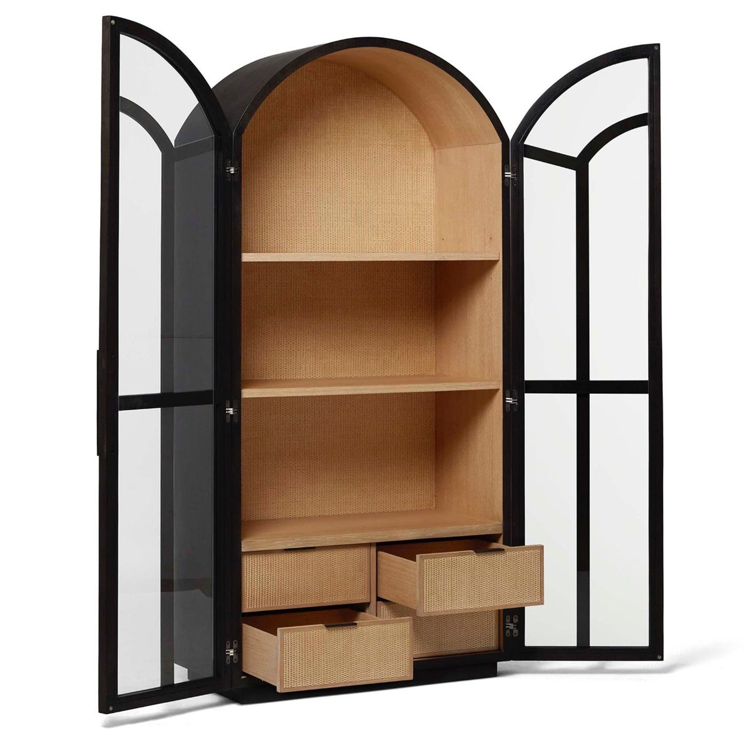 Interlude Home Claudine Glass Door Cabinet