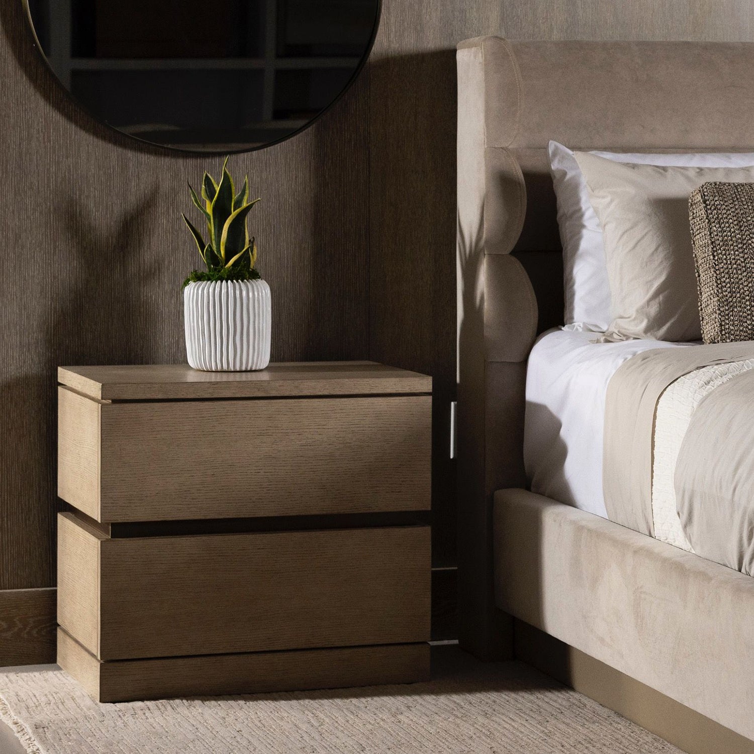 Interlude Home Bolton Bedside Chest