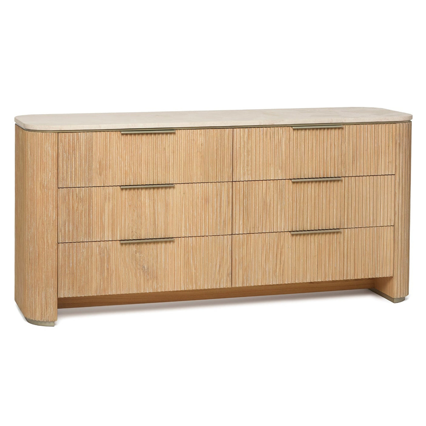 Interlude Home Morrison Husk 6 Drawer Chest