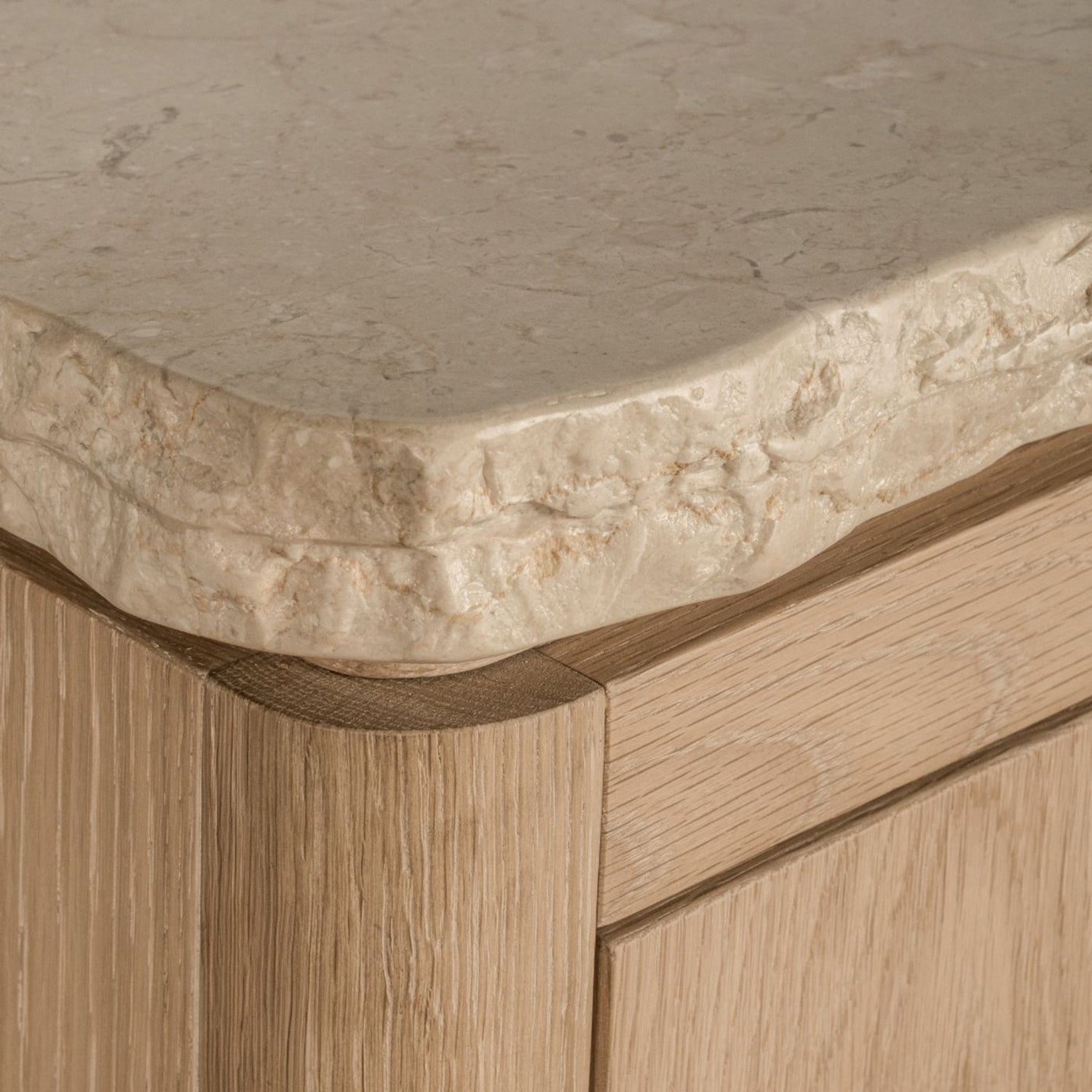 Hudson Credenza shown to scale, revealing its credenza silhouette