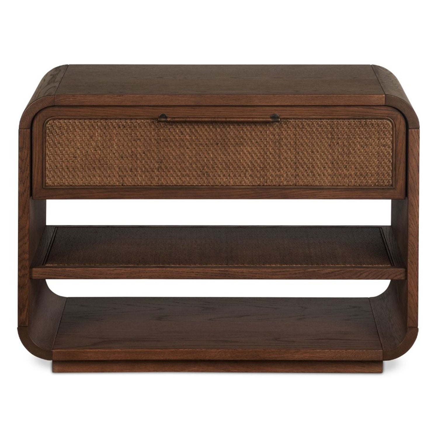 Interlude Home Marsh Walnut Large Bedside Chest