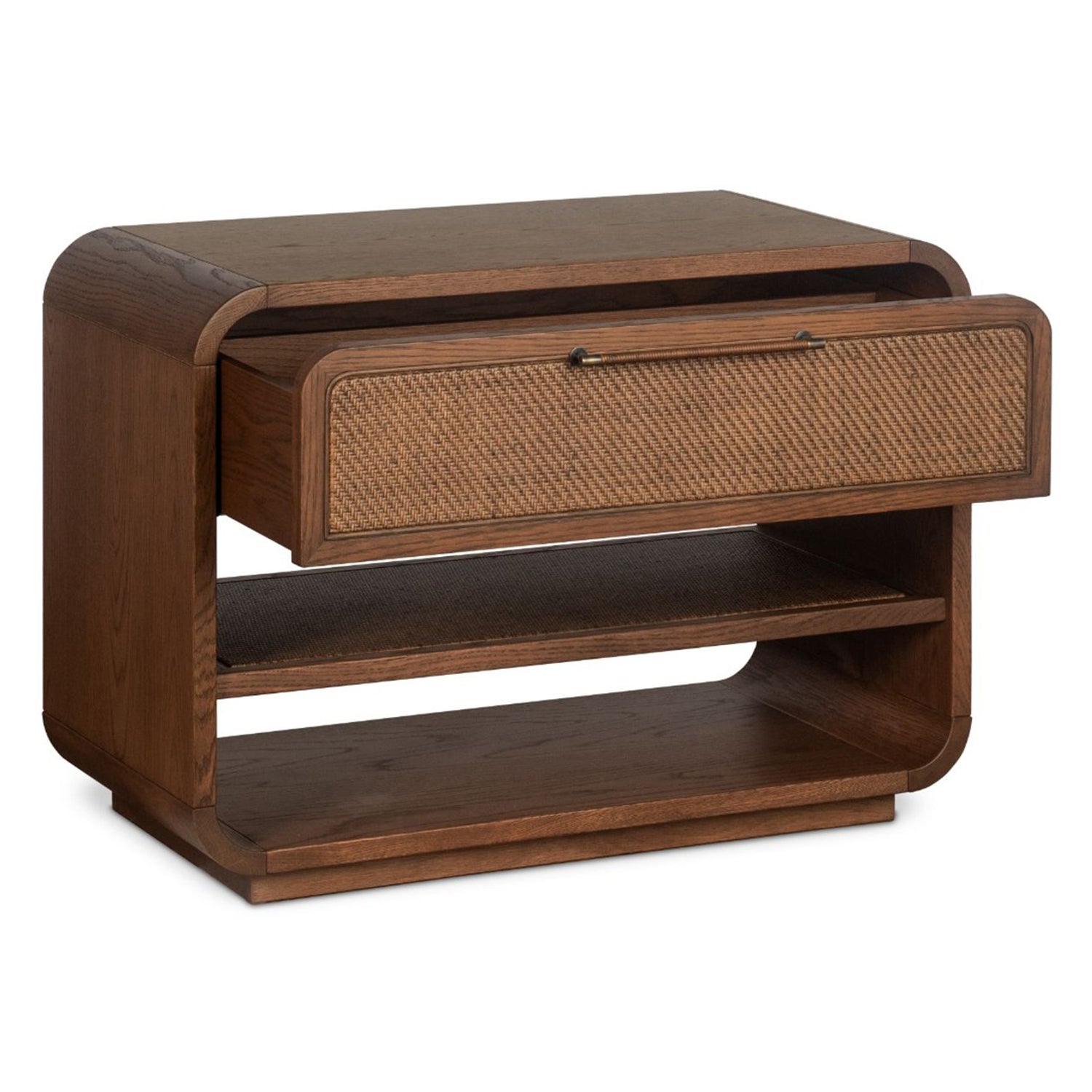 Interlude Home Marsh Walnut Large Bedside Chest