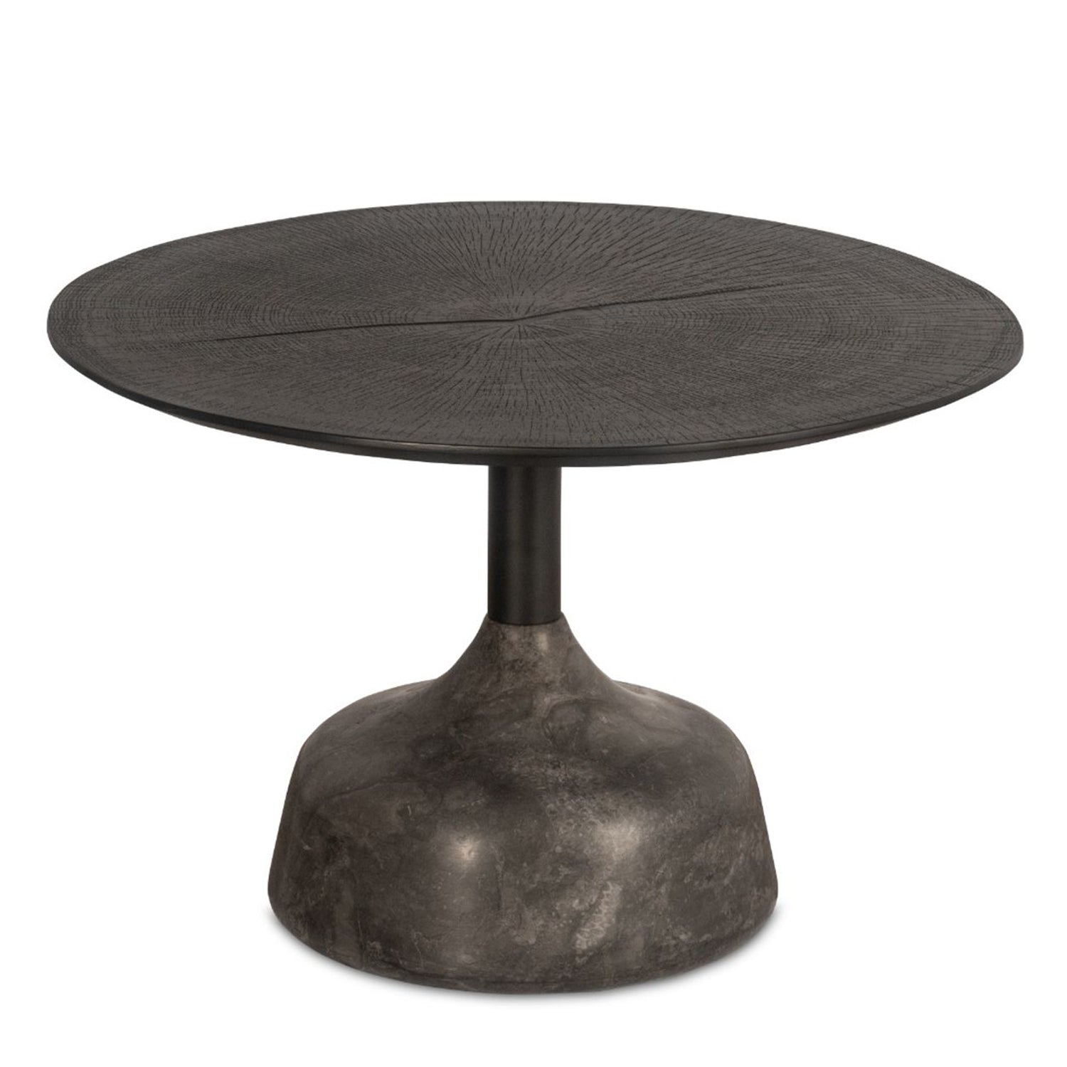 Interlude Home Sacha Charred Large Bunching Cocktail Table