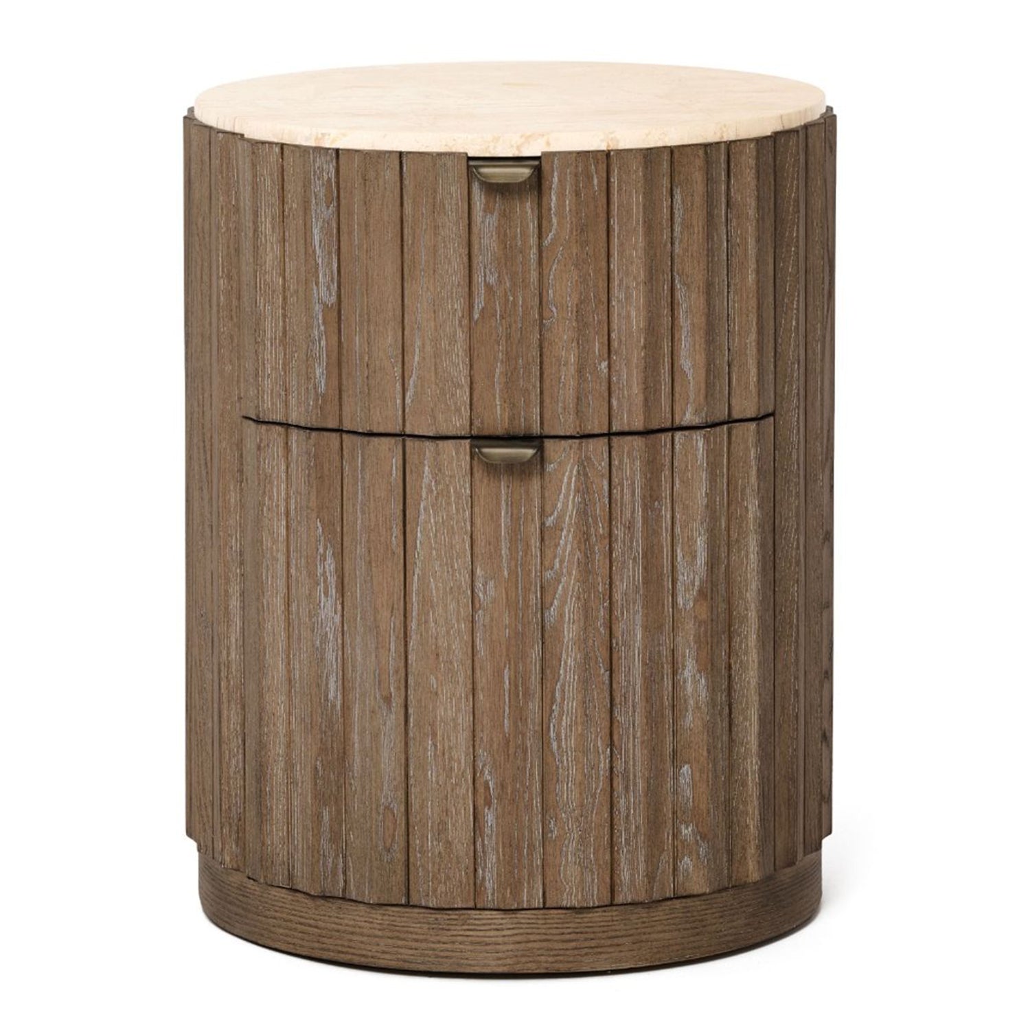 Interlude Home Montauk Autumn Brown Bedside Chest
