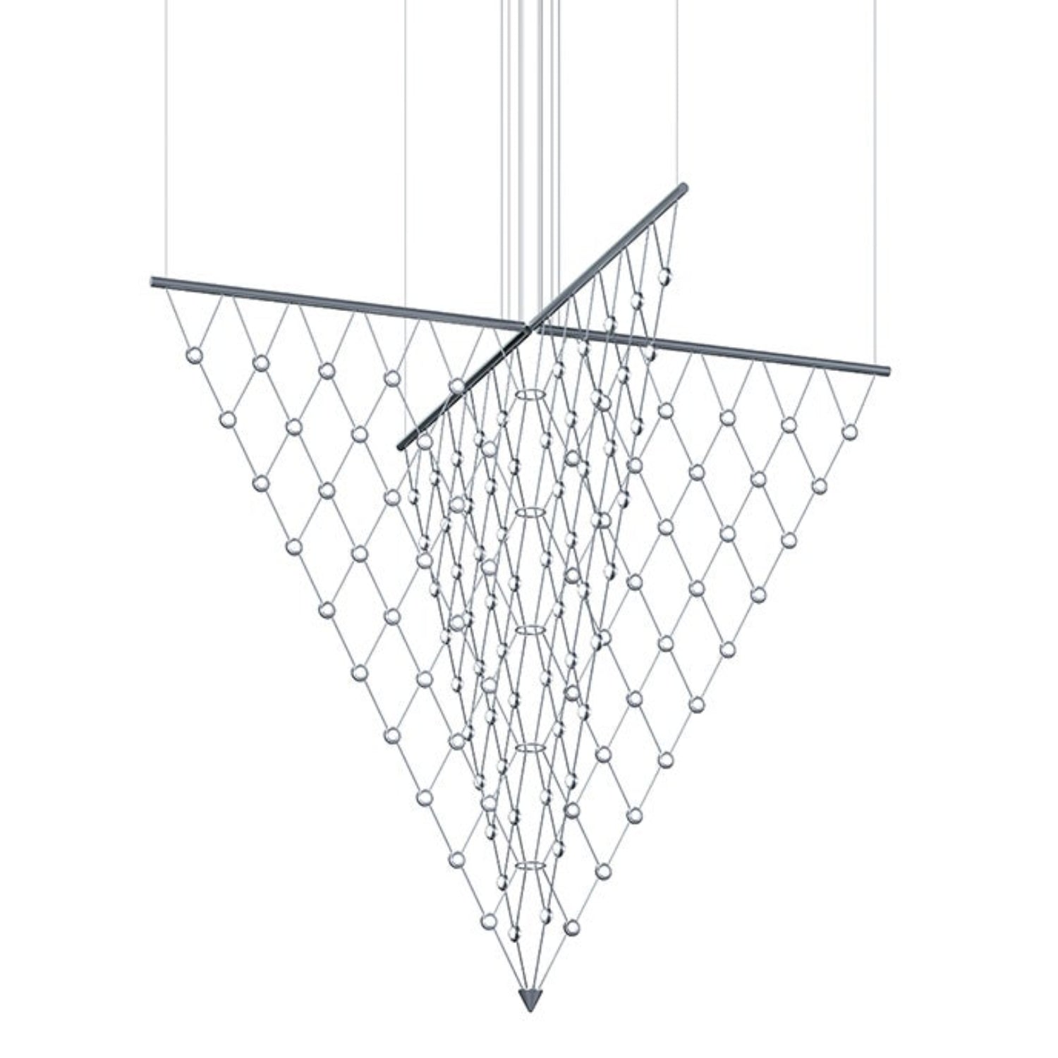 Sonneman Constellation Bright Satin Aluminum 1884.16C Pendant