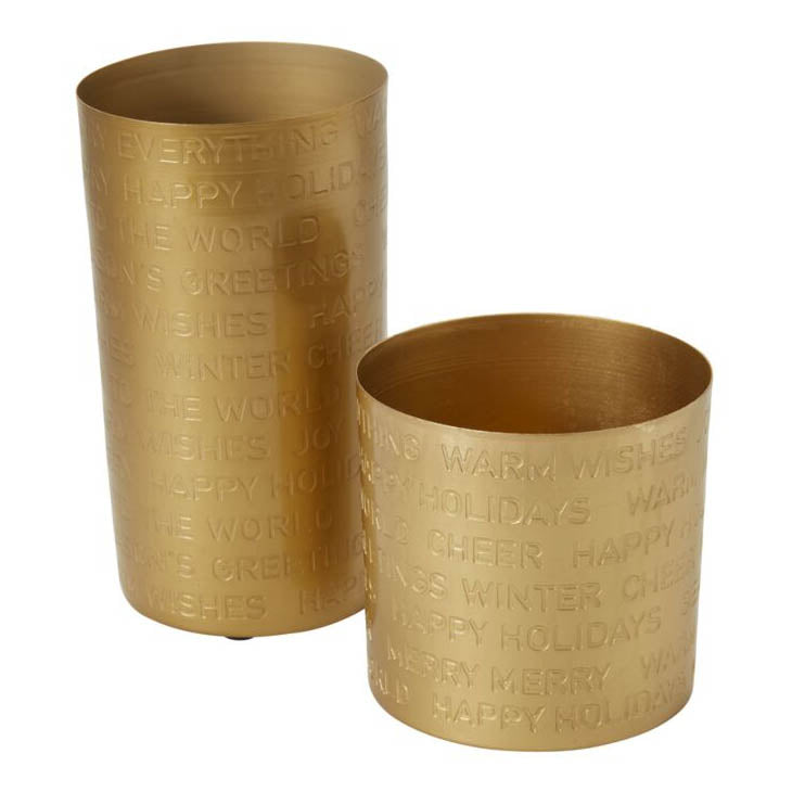 Cheerful Tidings Vase Set of 4