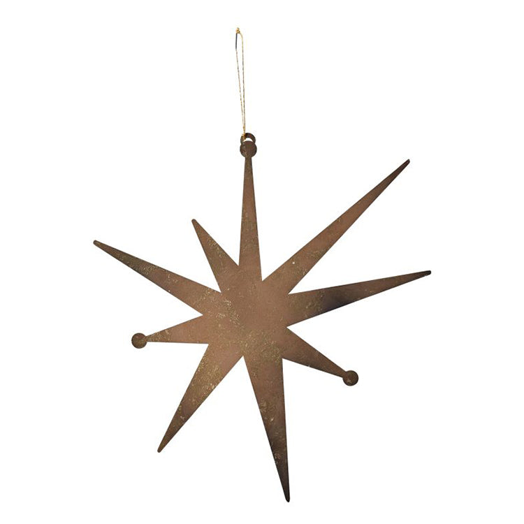 Ursa Ornament Solid Star Set of 4