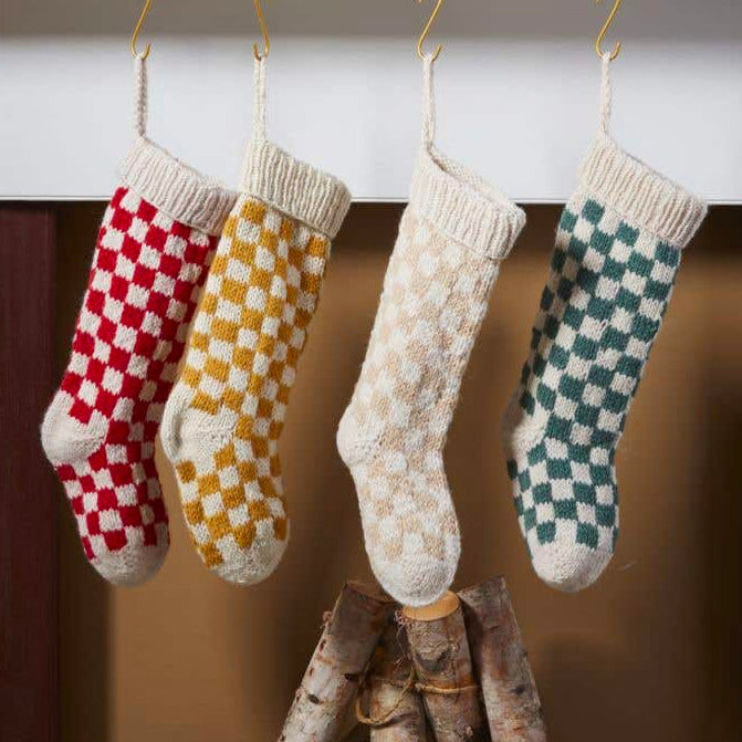 Damier Christmas Stocking