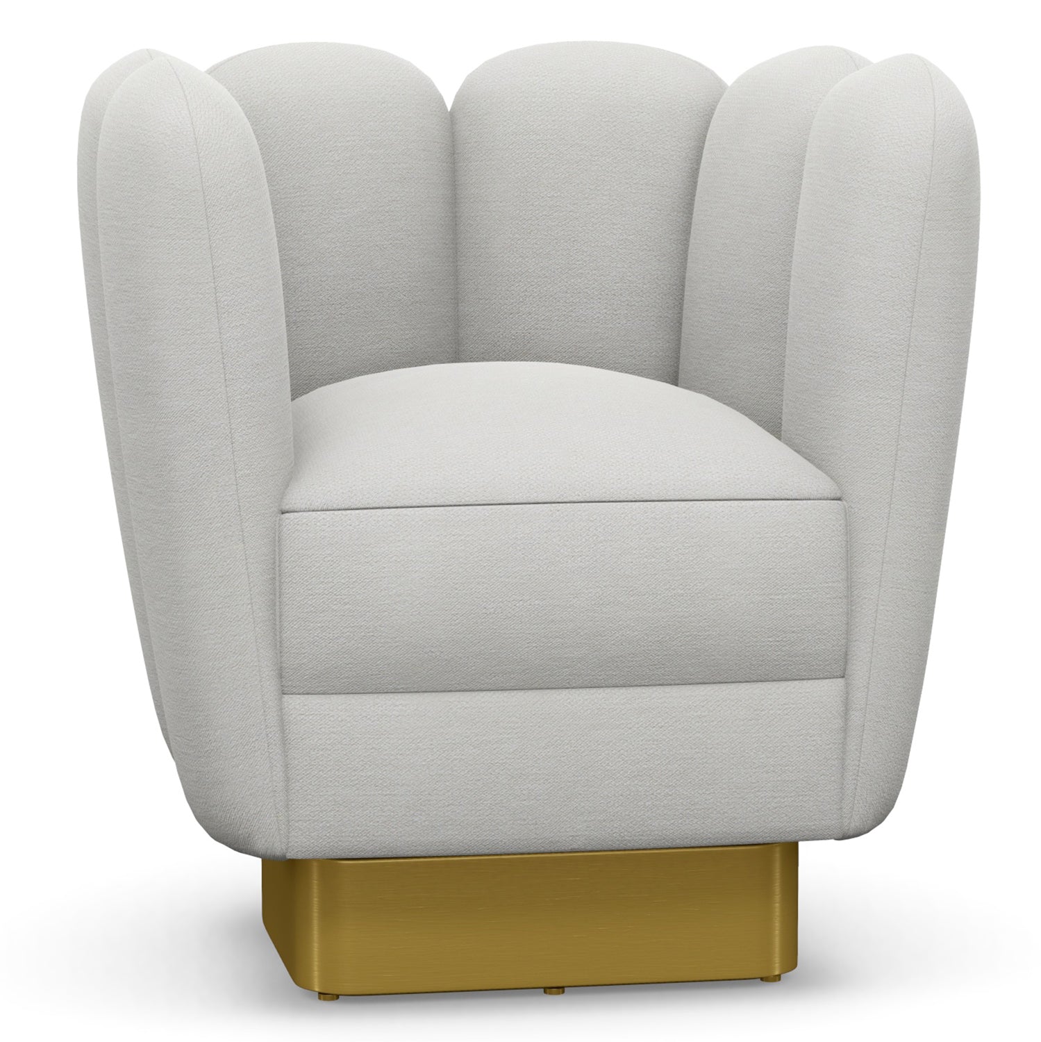 Interlude Home Gallery Brass Chair