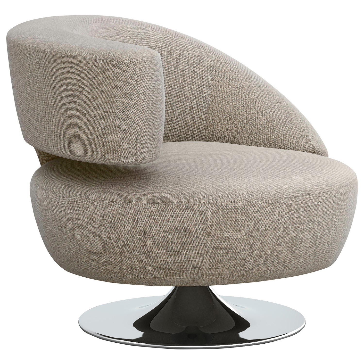 Interlude Home Isabella Swivel Chair