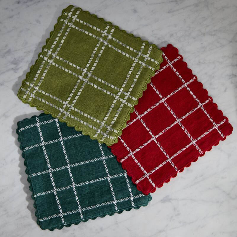 Holiday Spirit Cocktail Napkin Set of 4