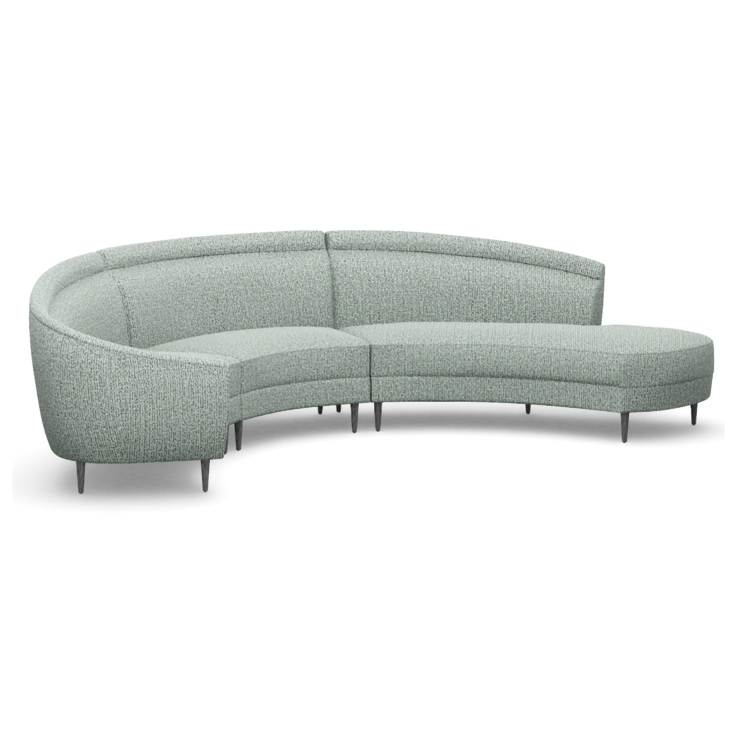 Interlude Home Capri Chaise 3 Piece Sectional Sofa