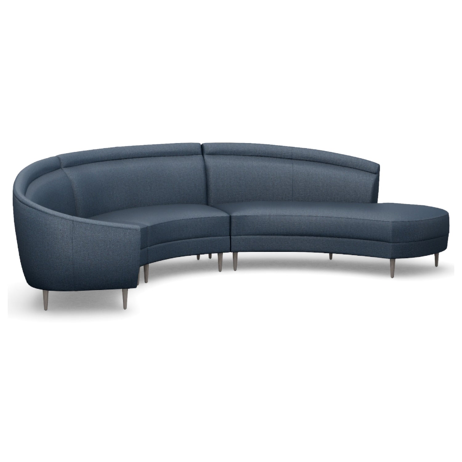 Interlude Home Capri Chaise 3 Piece Sectional Sofa