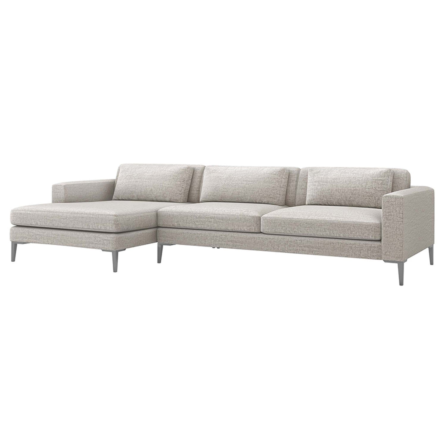 Interlude Home Izzy Left Chaise Sectional Sofa
