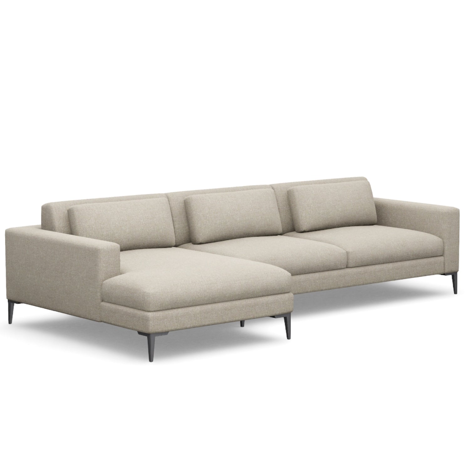 Interlude Home Comodo Chaise Sectional Sofa