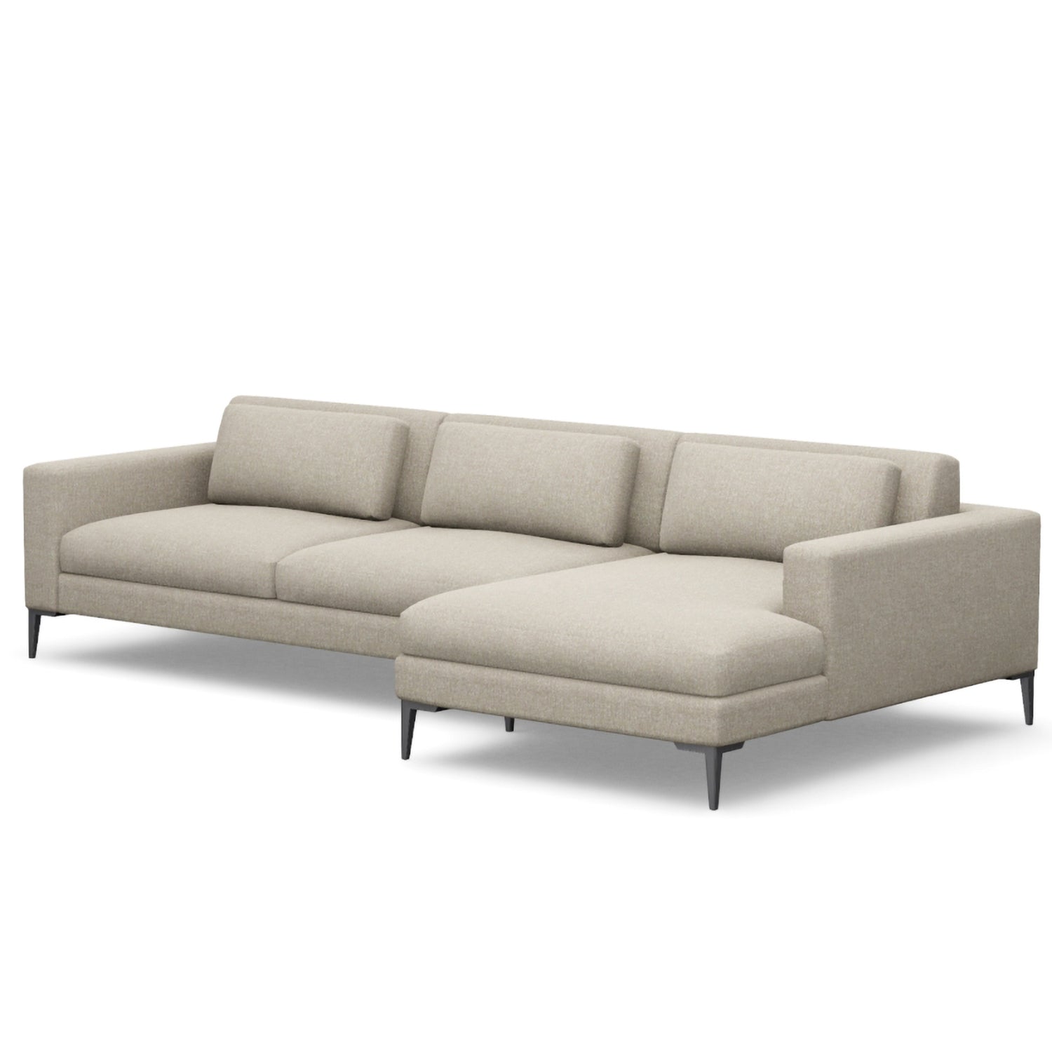 Interlude Home Comodo Chaise Sectional Sofa